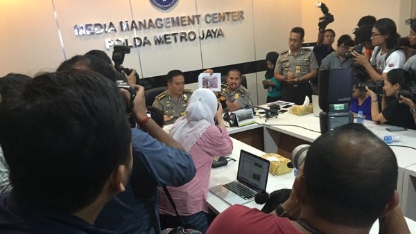 Jakarta bombing press conference