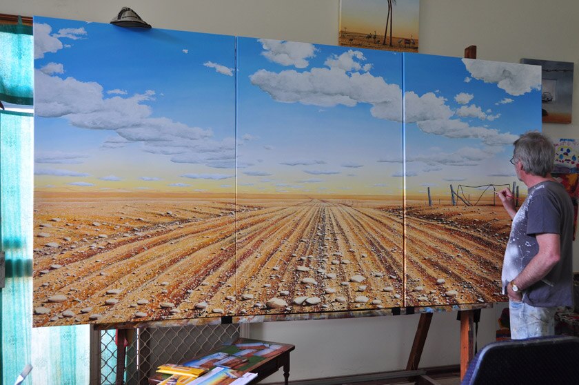 Australian artist's outback NSW gallery destroyed by fire - ABC News