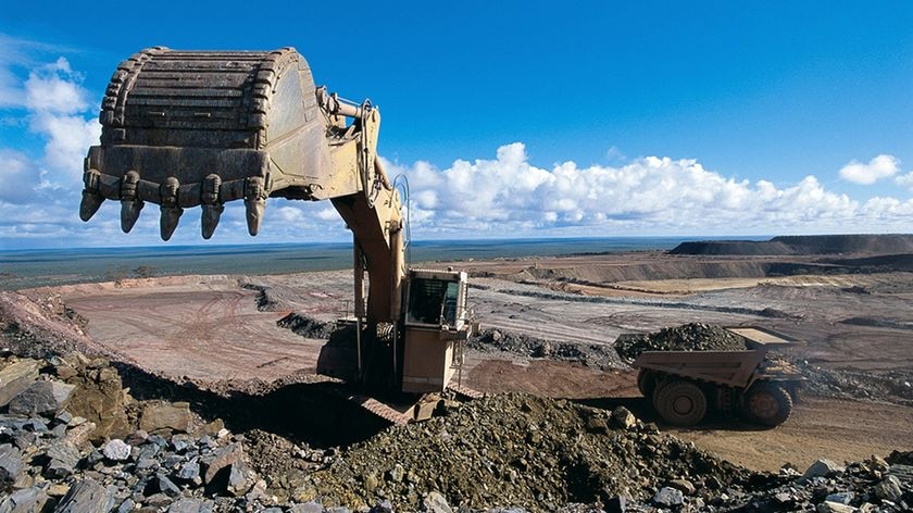 Fierce competition: a OneSteel iron ore mine at Whyalla in South Australia