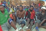 Men allegedly maimed by rogue PNG police officers.