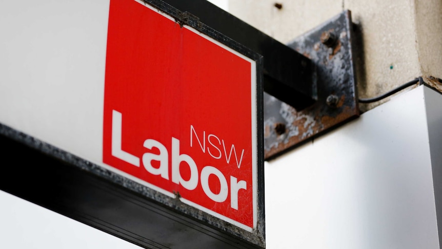 The NSW Labor headquarters sign
