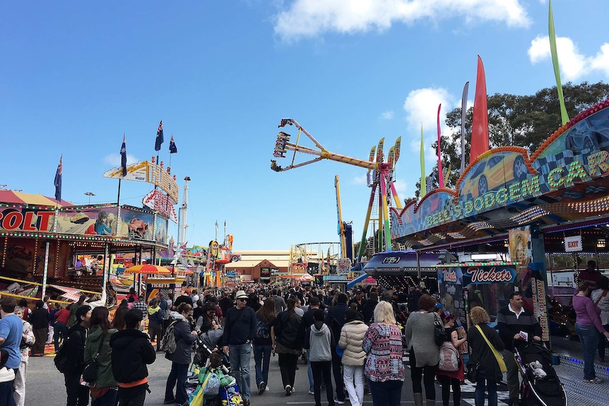 Sideshow Alley at Royal Adelaide Show