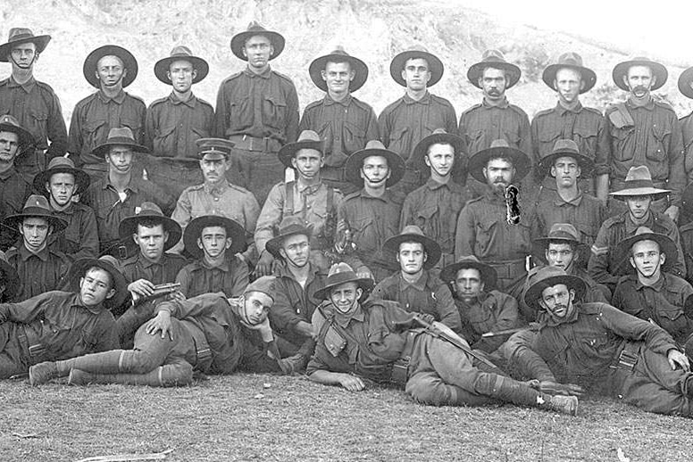 Some men of the Dirty 500 Expeditionary Force in World War I