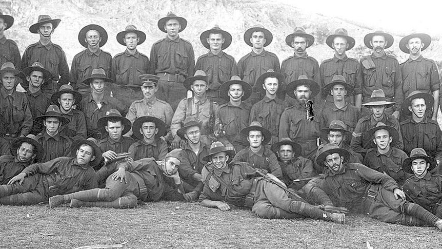 Some men of the Dirty 500 Expeditionary Force in World War I