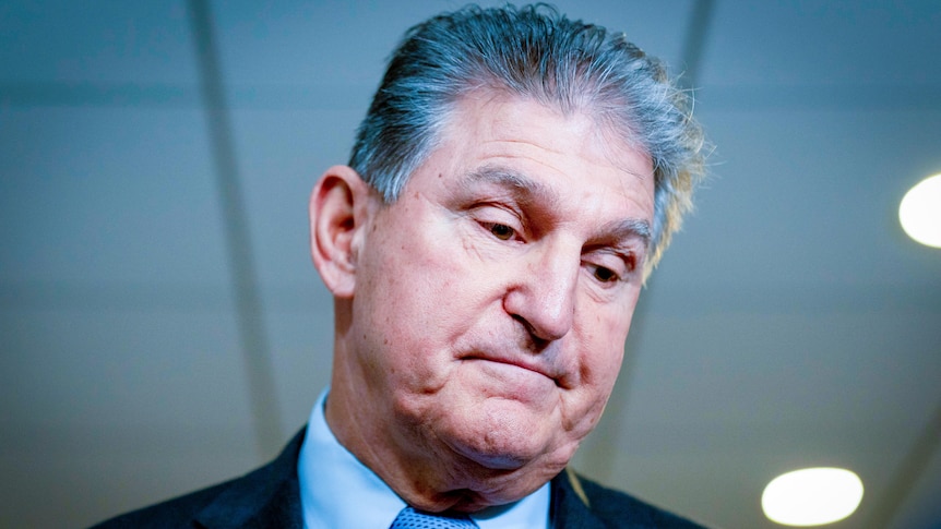 Joe Manchin looking thoughtful