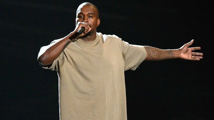 Kanye West announcing a bid for 2020 US Presidency at 2015 VMAs