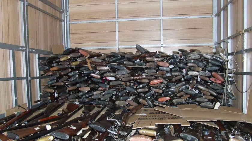 Police seized 12 hundred firearms