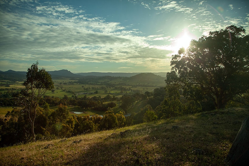 View of the Rubicon Valley in Victoria.