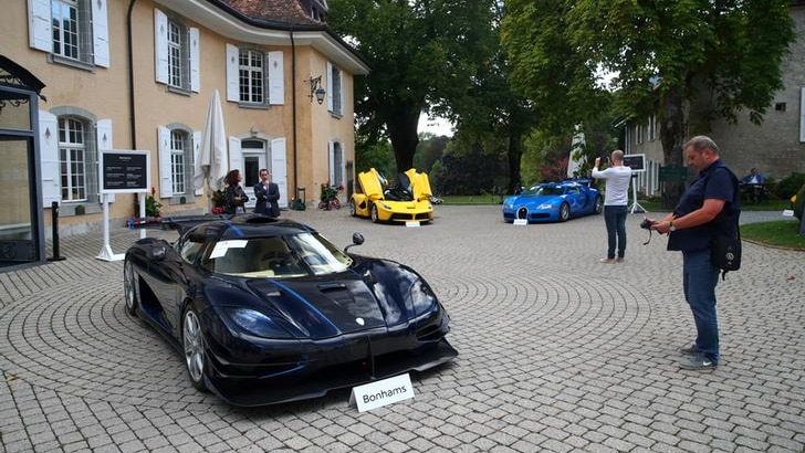 A collection of luxury cars from Equatorial Guinea's vice president Teodorin Obiang Nguema confiscated by the Geneva prosecutor's office after a deal ending a money-laundering inquiry, were auctioned off in Switzerland.