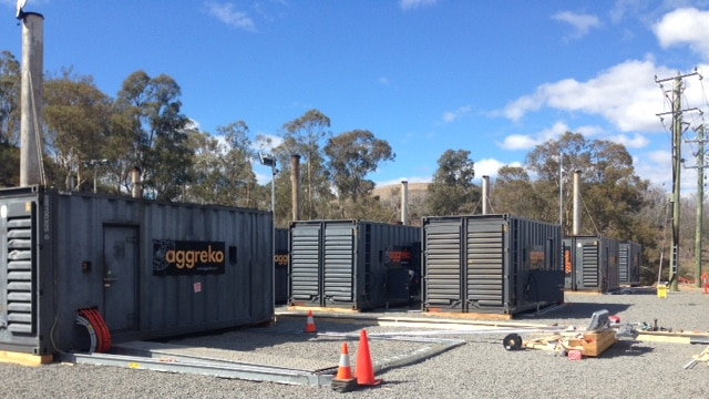 New diesel generators at Meadowbank power station.