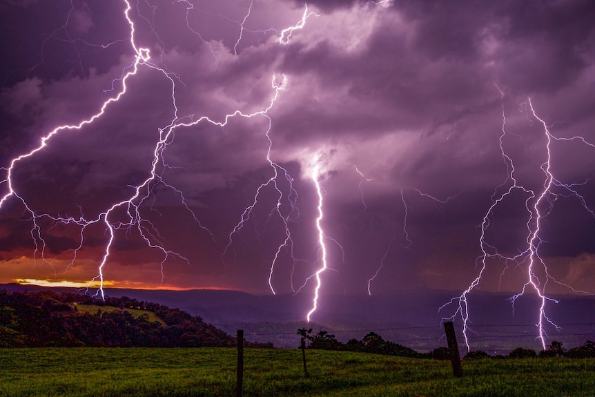 Balmoral Ridge 2015 Lightening storm