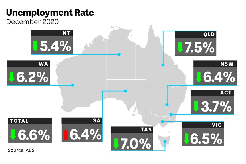 Unemployment DEC 2020 Map