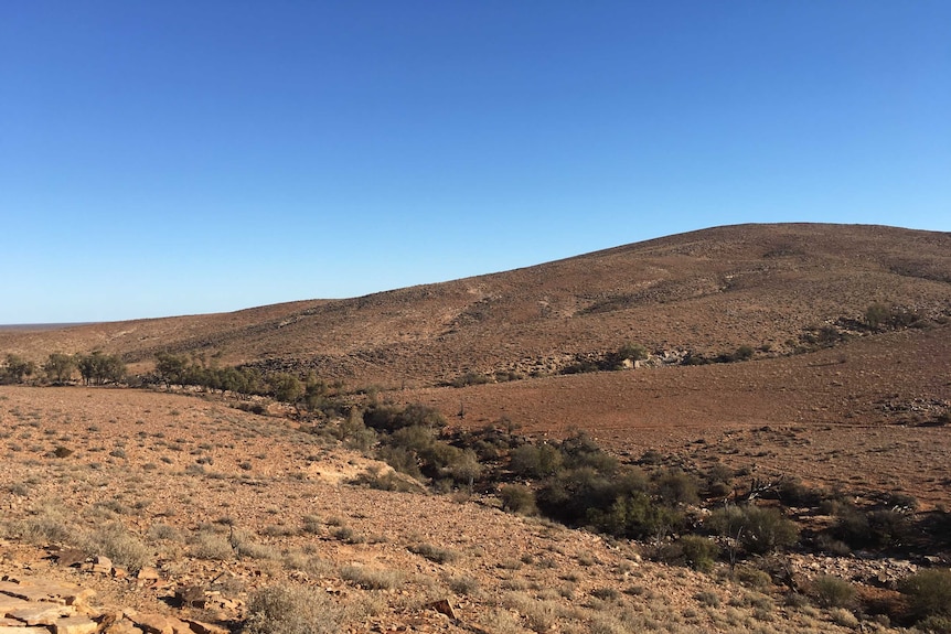 Hills in outback Australia