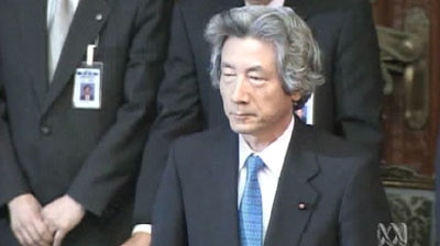 Japanese Prime Minister Junichiro Koizumi