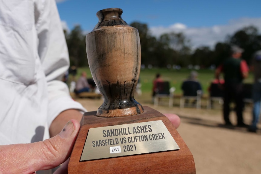 Wood turned trophy