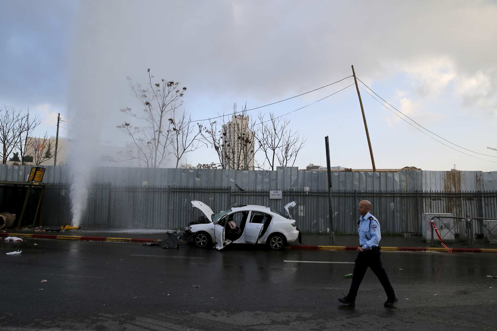 Palestinian motorist shot dead by Israeli police after ramming ...