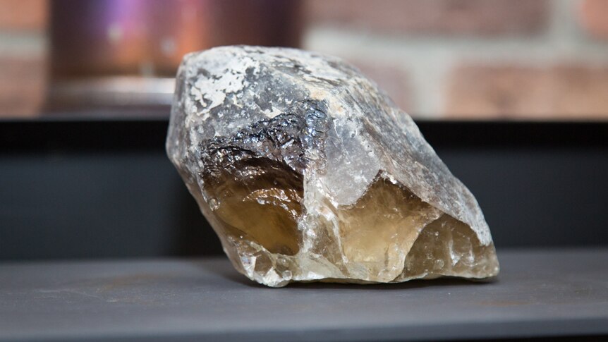 Miguel de Salas has found smoky quartz in areas such as Gladstone.