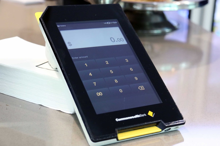 A Commonwealth Bank 'Albert' EFTPOS machine