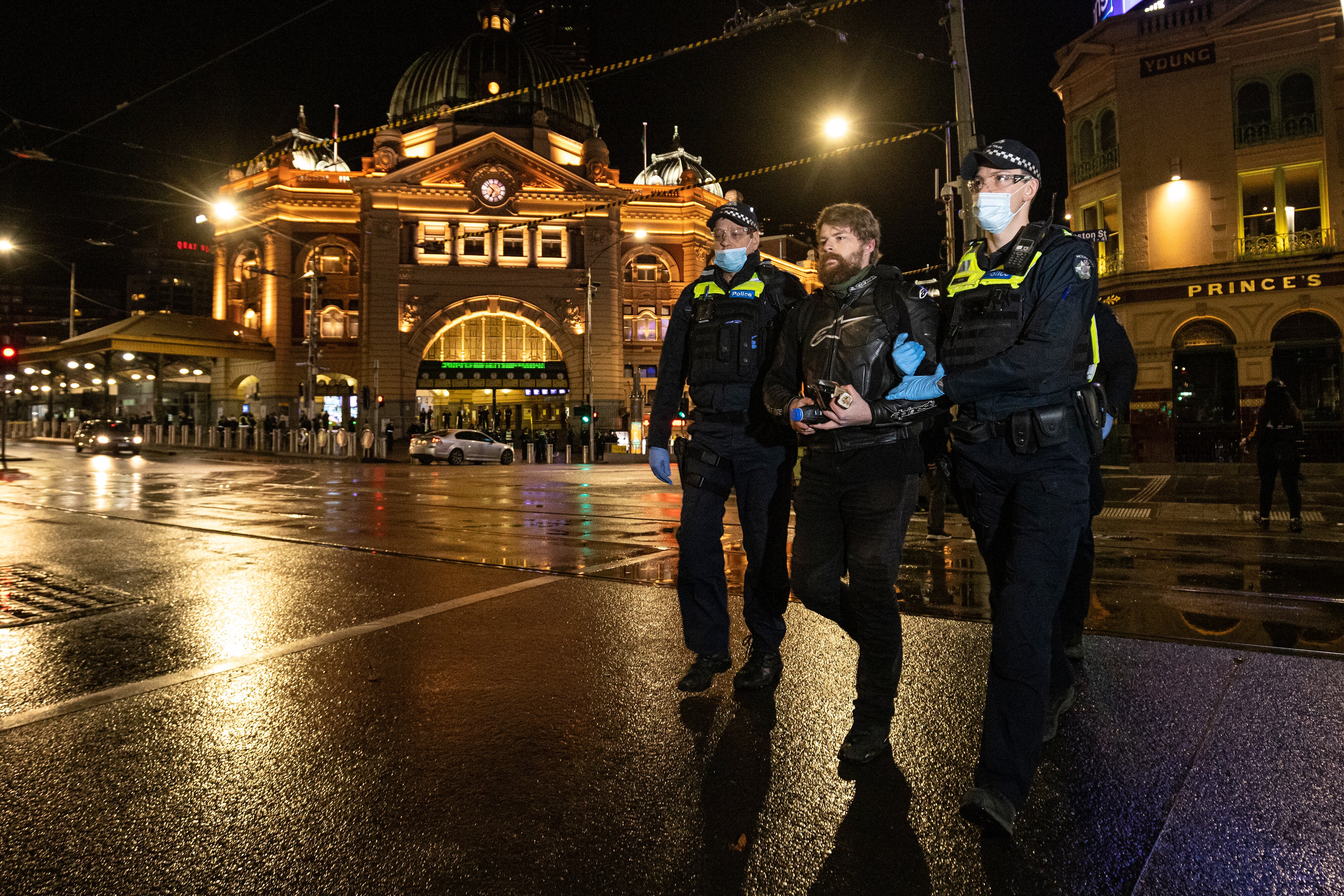 Police Arrest Dozens Of Anti-lockdown Protesters In Melbourne's CBD ...