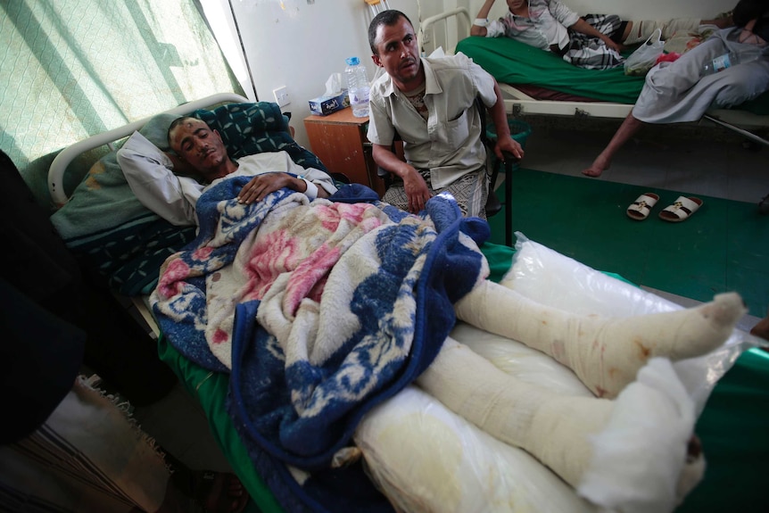 Yemen: burn victim 2