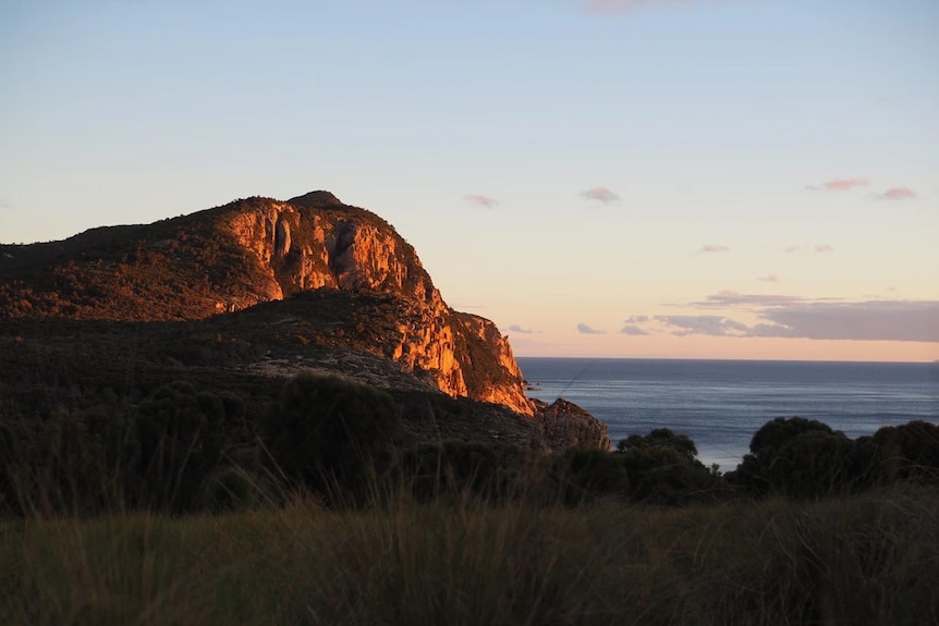 Deal Island in Bass Strait.