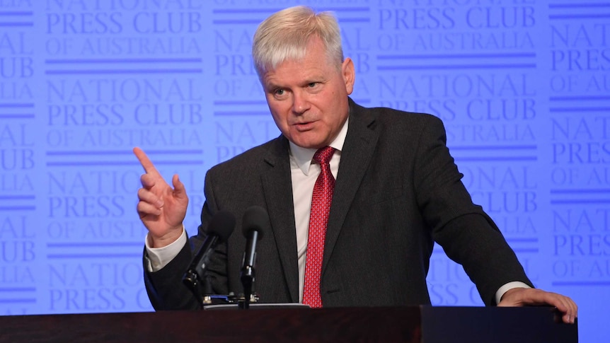 Deloitte Access economist Chris Richardson at the Press Club