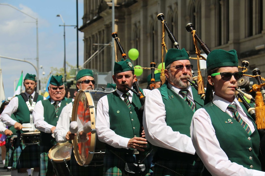 Queensland Irish Association Pipe Band