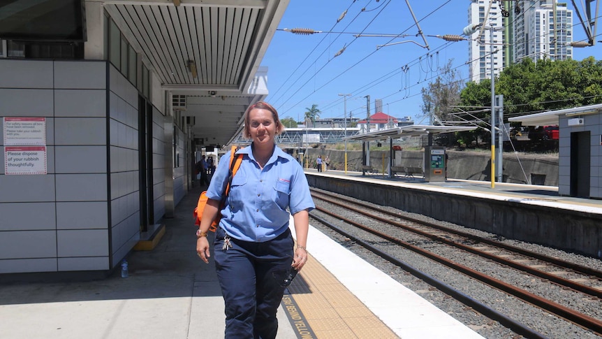 Ms McGovern said some commuters are shocked to see a woman at the helm.