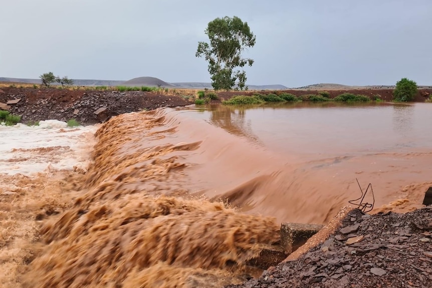 Flooding near Port Augusta by Scott Michael