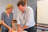 Dr Saskia Olivier and Dr David Walker who will be involved in an emergency medicine course in Longreach in April 2015.
