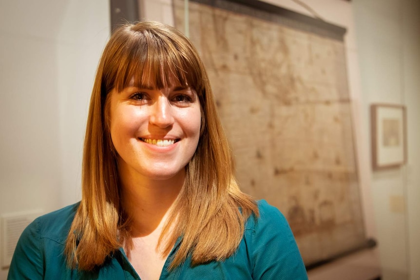 National Library of Australia curator Rosalind Clarke