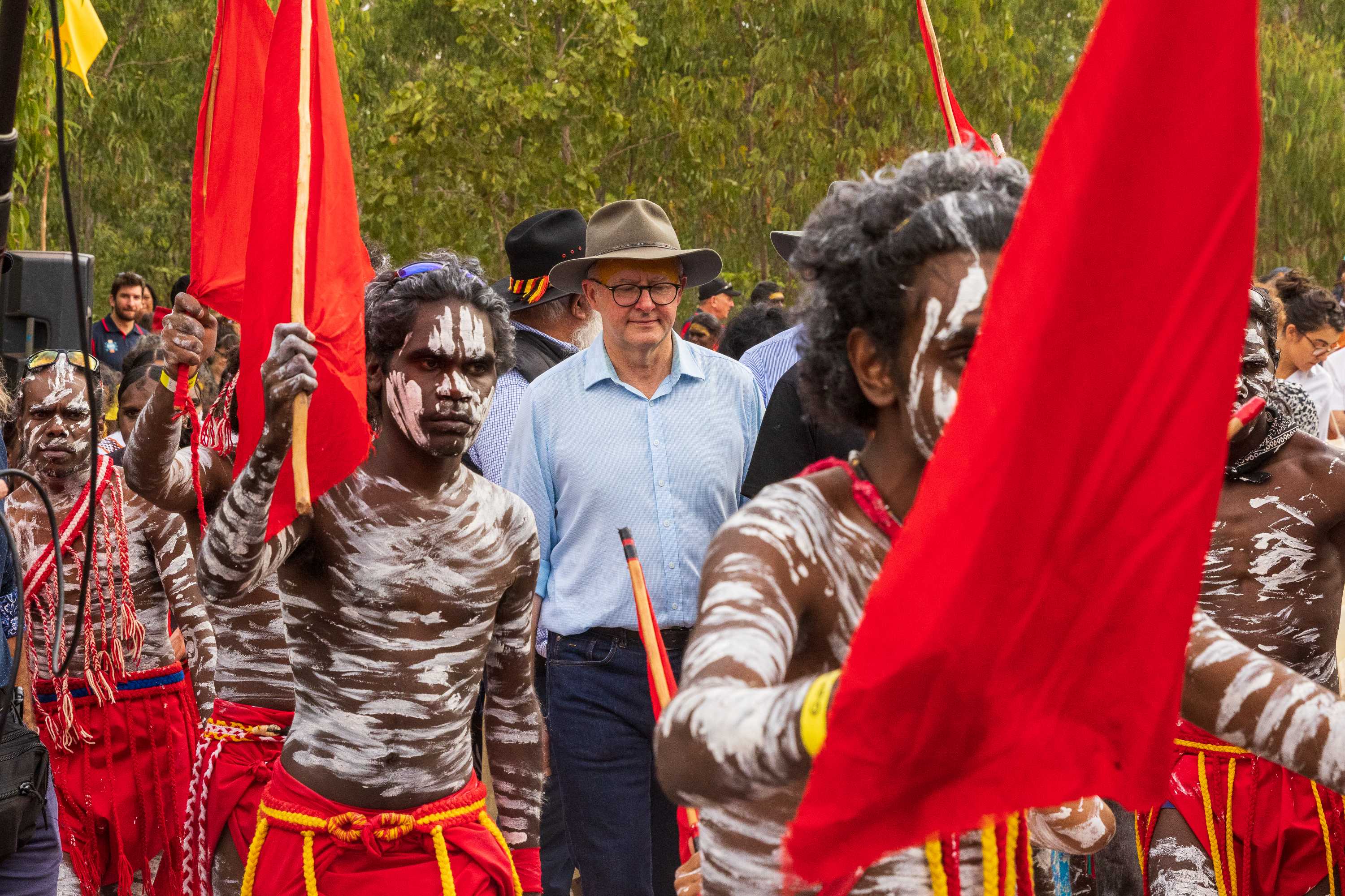 PM Anthony Albanese at the Garma Festival