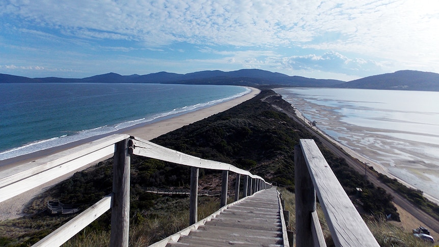 The Neck view on Bruny Island