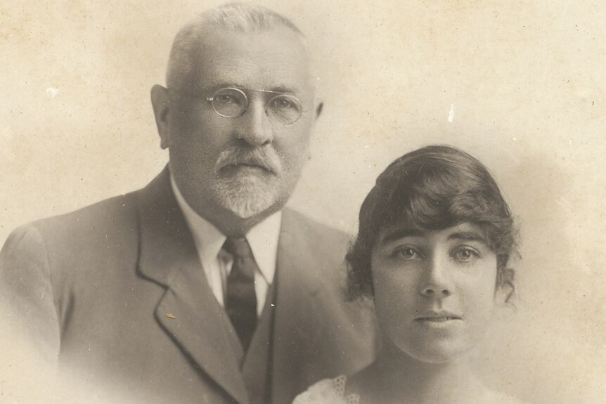 Anders Nielsen with his second wife Daisy.