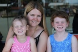 Melissa Quinn with her daughters