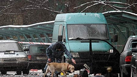 A suicide attacker has struck in the heart of Moscow.