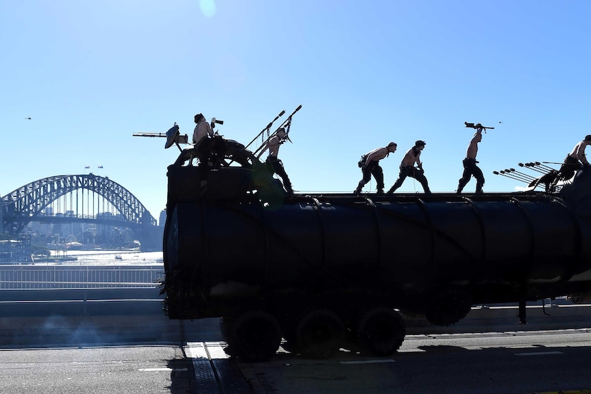 Mad Max Fury Road on Cahill Expressway