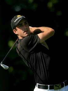 Australia golfer Geoff Ogilvy in action during second round of US Open