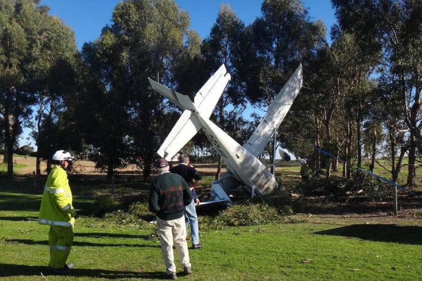 A plane crash at a private airstrip at Narrikup, near Albany.