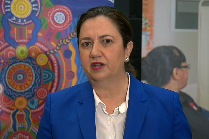 Queensland Premier Annastacia Palaszczuk in Cherbourg for discussion about COVID-19
