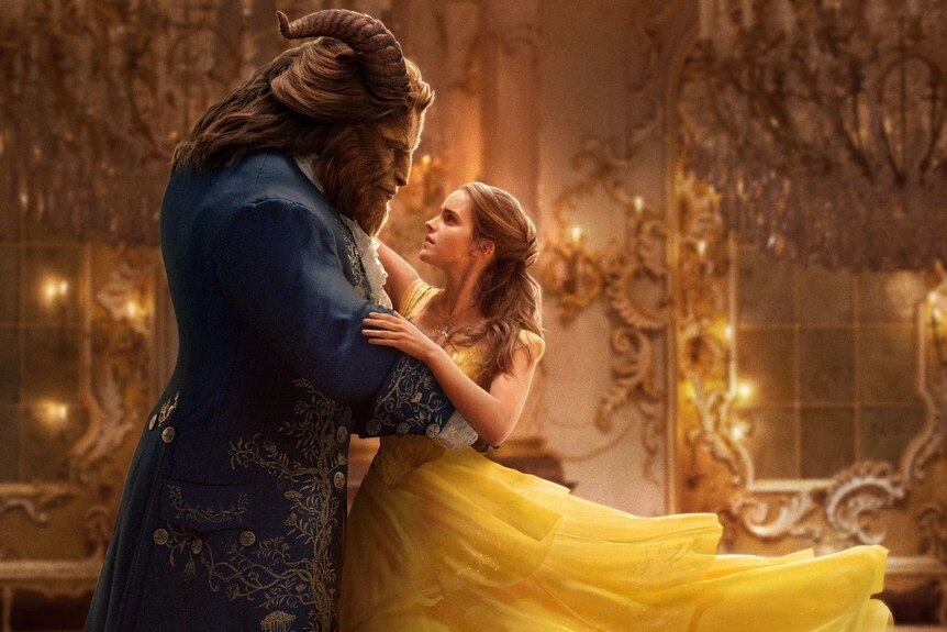 A still from Disney's live-action adaptation of Beauty and the Beast.