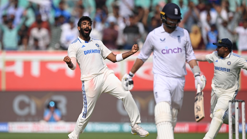 Indien schlägt England im zweiten Test in Visakhapatnam mit 106 Runs und gleicht die Serie mit 1:1 aus