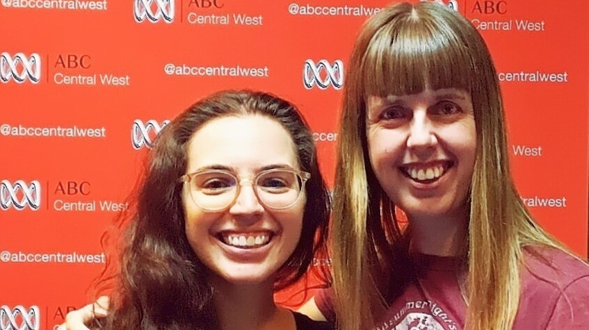 Sophie Jones and Abby Smith standing next to each other.