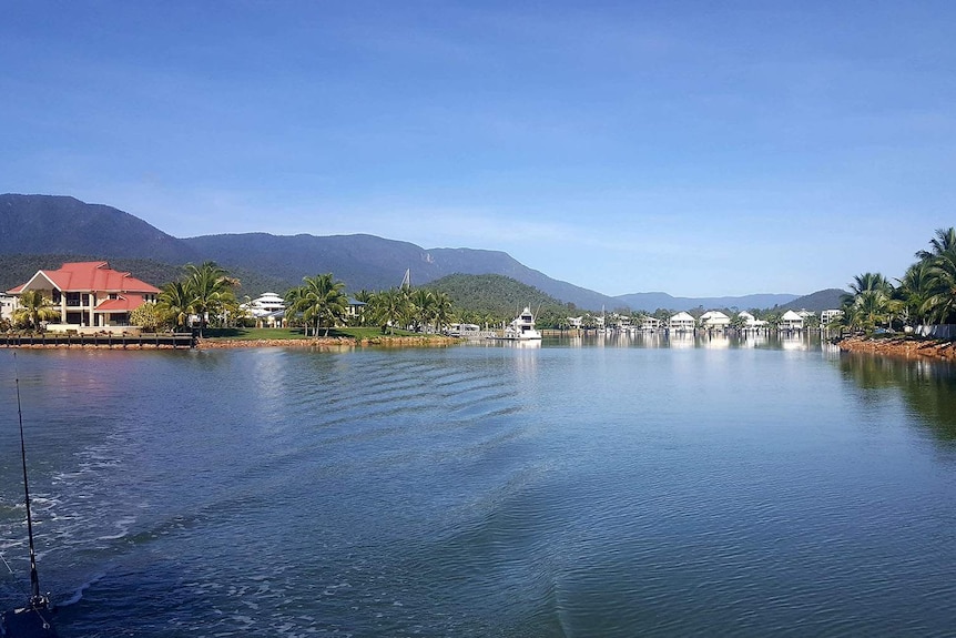 Port Hinchinbrook residential resort from the water