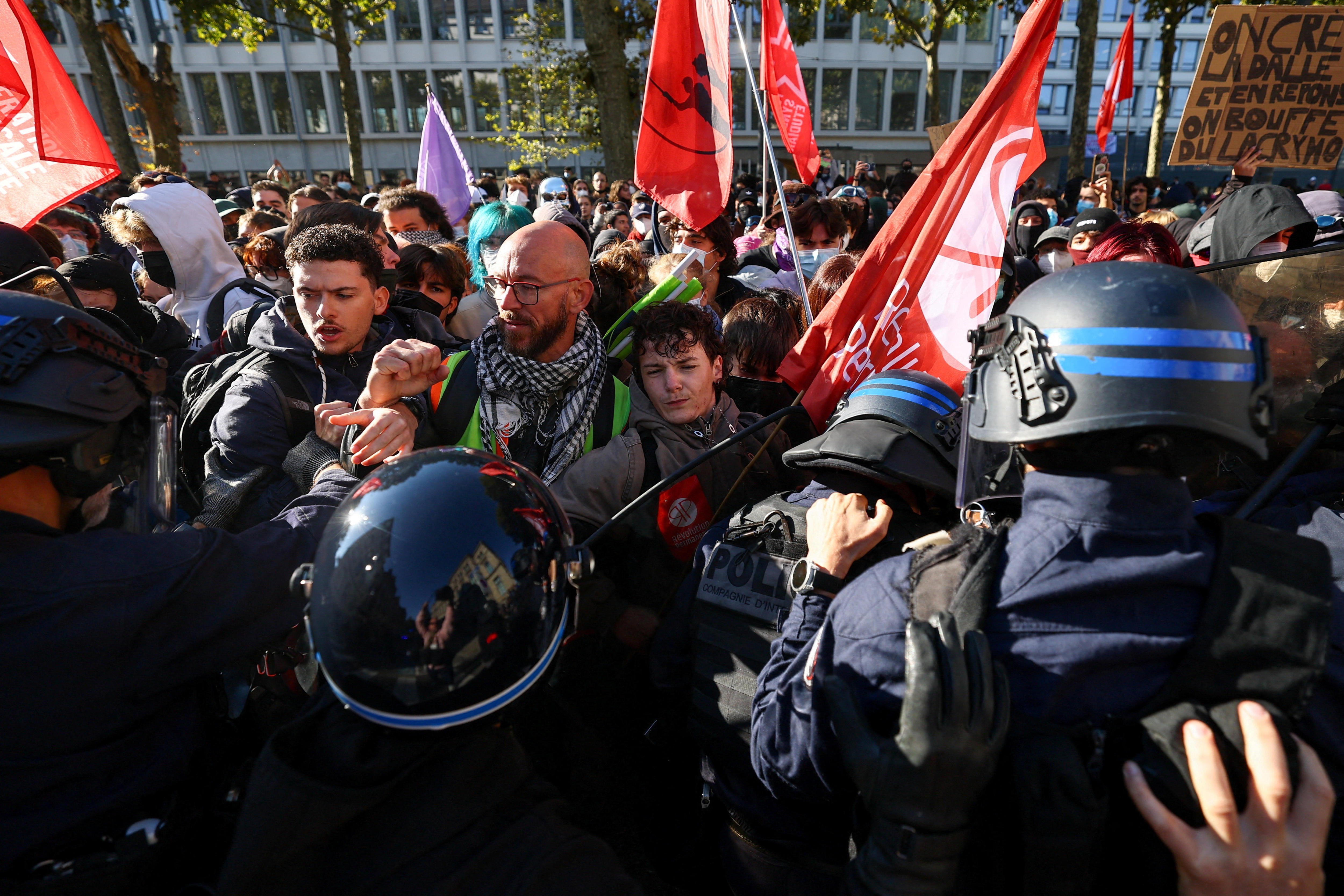 'No future': Thousands gather in France as high school protests continue