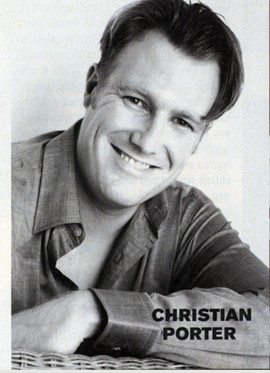 Christian Porter pictured in Cleo magazine in 1999.