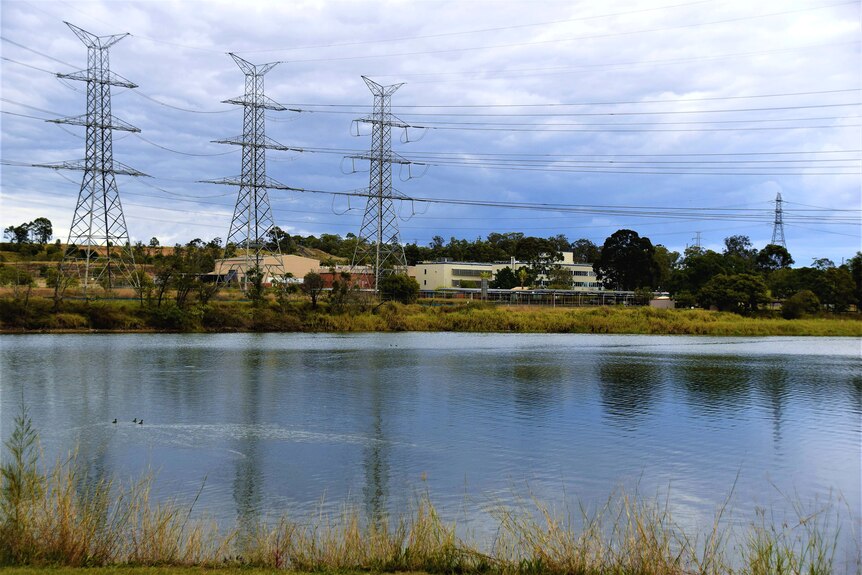 Site of the former Swanbank power station at Collingwood Park