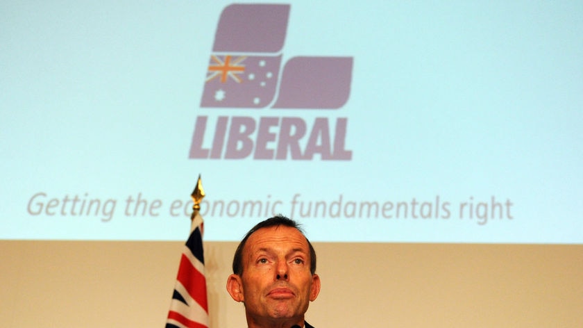 Tony Abbott said a Coalition government's top priority would be returning the budget to surplus.