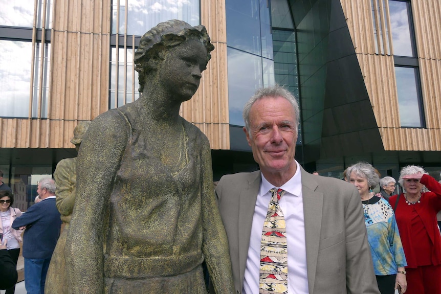 Sculptor Rowan Gillespie in Hobart