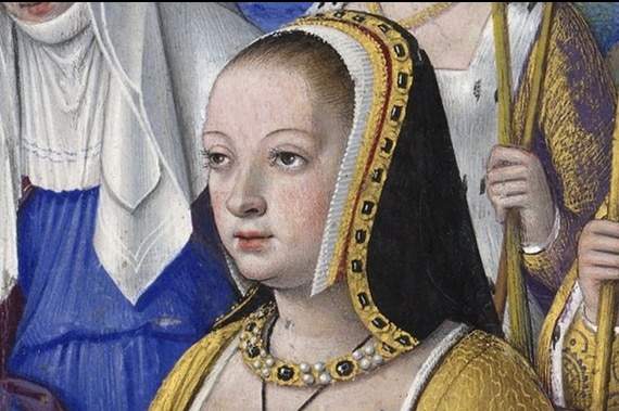 Historical portrait of Anne of Brittany, Queen of France